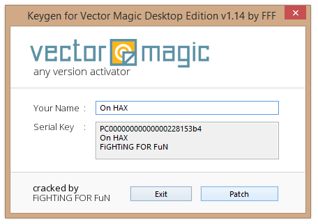 product key vector magic 1.15